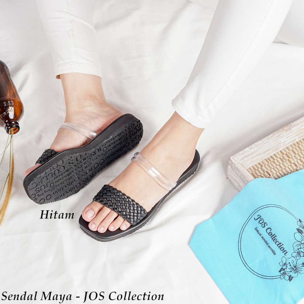 Sandal Wanita Model Slop Tali Mika - Maya by JOS Collection