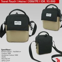 TRAVEL POUCH SERIAL MAINE ELEVEN/TAS SLEMPANG