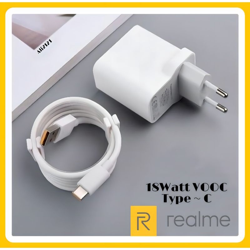 FAST CHARGER REALME TYPE ~ C ORIGINAL 100% VOOC 18 WATT