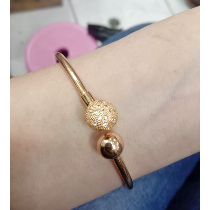 gelamg bangle untuk wanita//gelang lapis emas//gelang