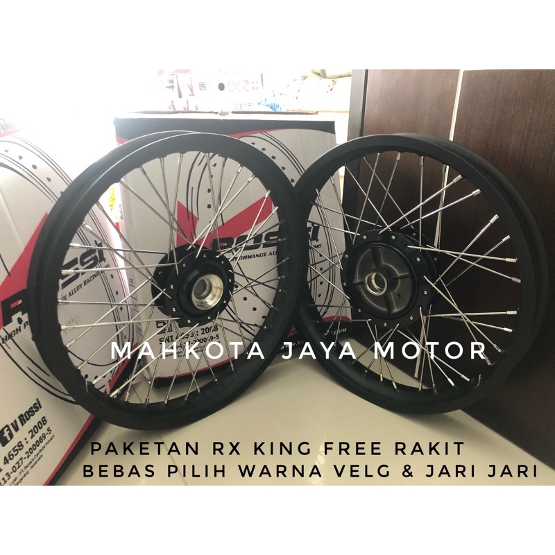 Jual paketan Velg Vrossi Ring 18 buat Rx King Tapak Lebar 185/215 Paket