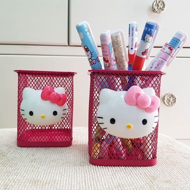

Wow Tempat Alat Tulis Pensil Pulpen Atk Hello Kitty Pink Tua Gilaa!!!