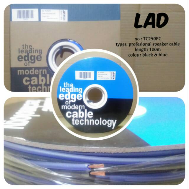 KABEL SPEAKER LAD TC250PC 2X50 PANJANG 200 M