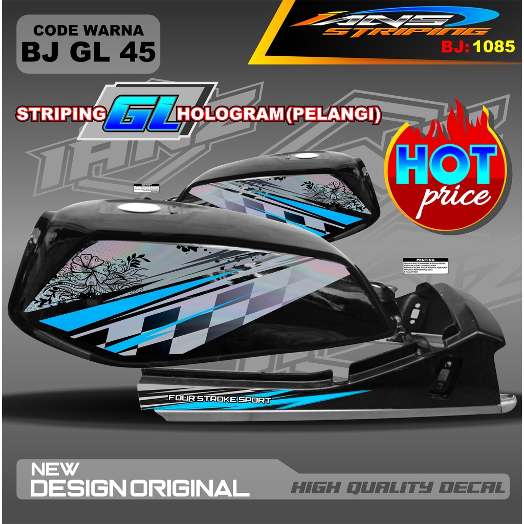 VARIASI STRIPING GL CUSTOM HOLOGRAM / STRIPING GL MAX PELANGI HOLOGRAM / STRIPING GL 2000 HOLOGRAM