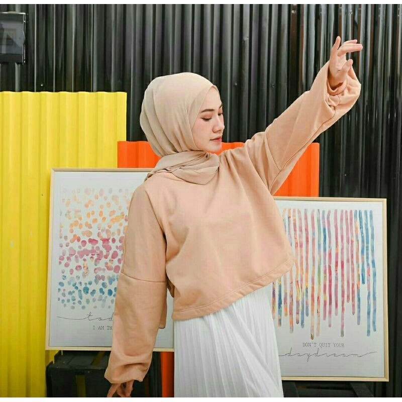 JOVANKA OVERSIZE CROP | CROPTOP OVERSIZE | CROPTOP MURAH | SWEATER OVERSIZE | CROPTOP LILAC