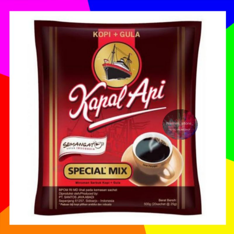 

kopi kapal api spesial mix 120 x 25 gr / kopi kapal api mix 1 dus