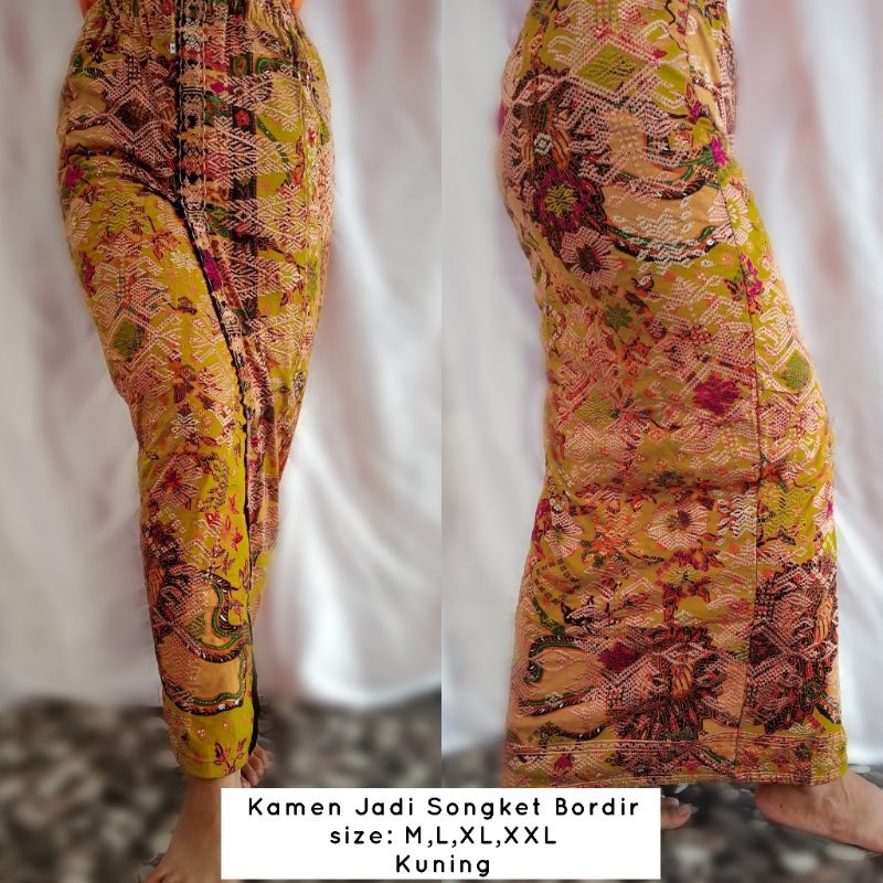 Kamen Jadi Songket Bordir Premium