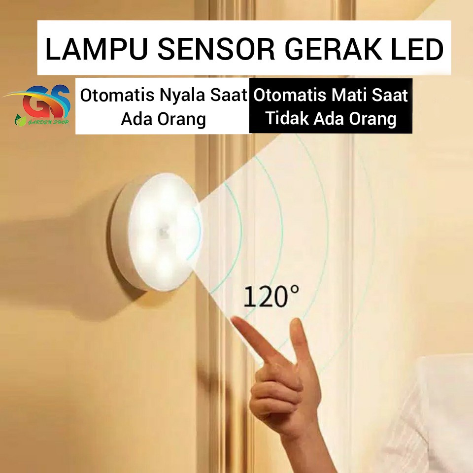 Lampu Sensor LED 8mata/sensor gerak otomatis