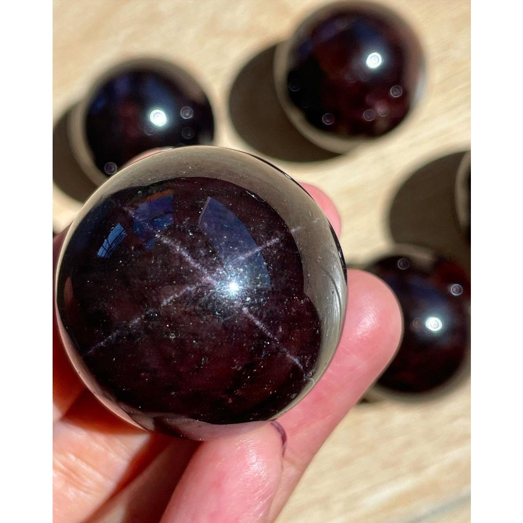 Star Garnet Spheres