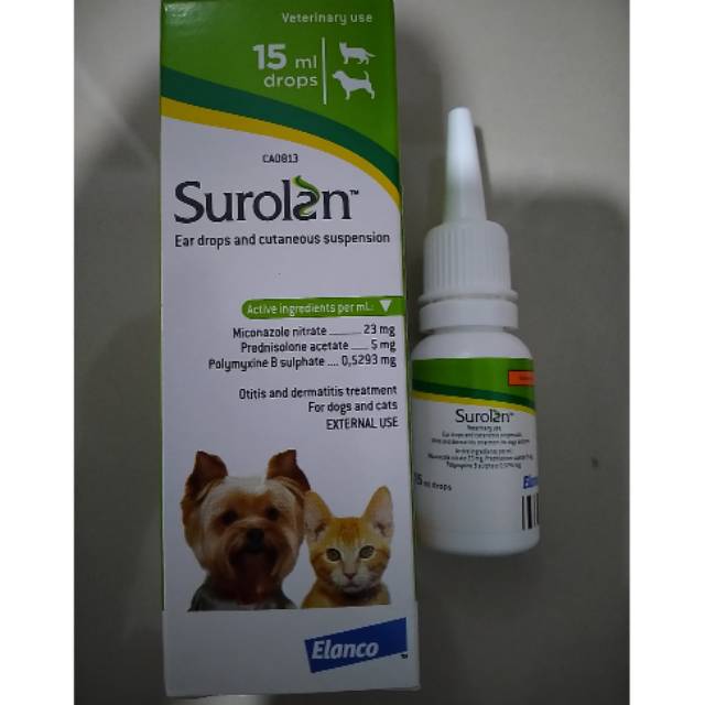 Jual Surolan Ear Drop Tetes Telinga Untuk Anjing Tetes Telinga Untuk Kucing Tetes Telinga Surolan Indonesia Shopee Indonesia