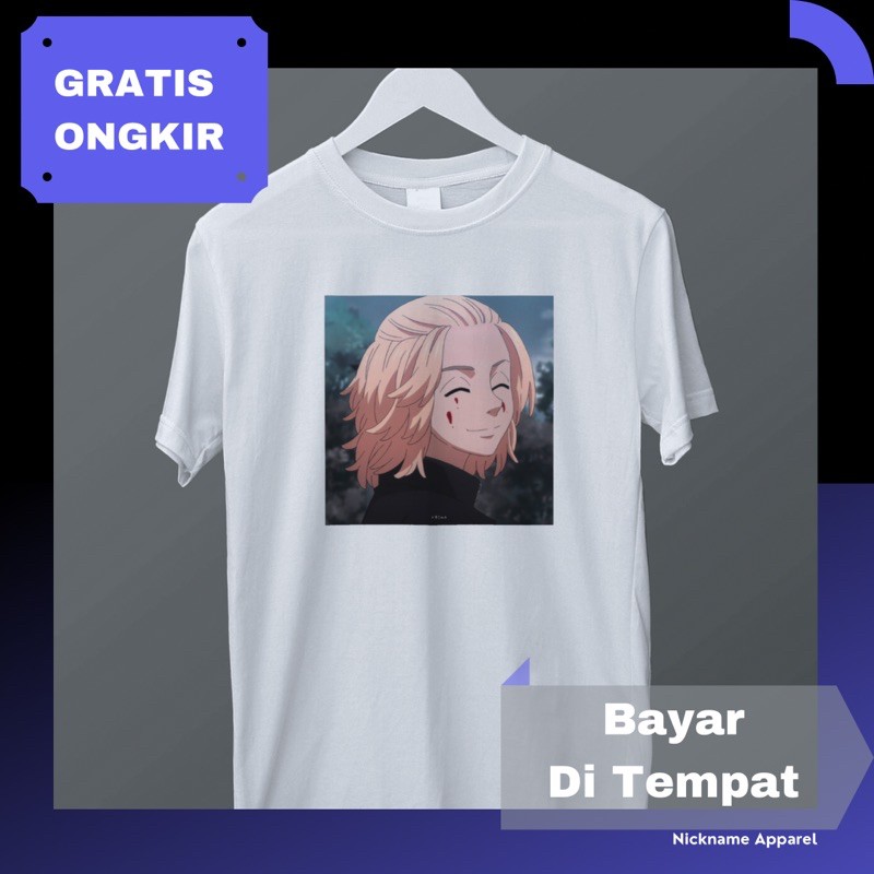 Kaos Anime  Tokyo Revengers Sano manjiro a.k.a Mikey | Invicible Mikey | Tokyo Revengers