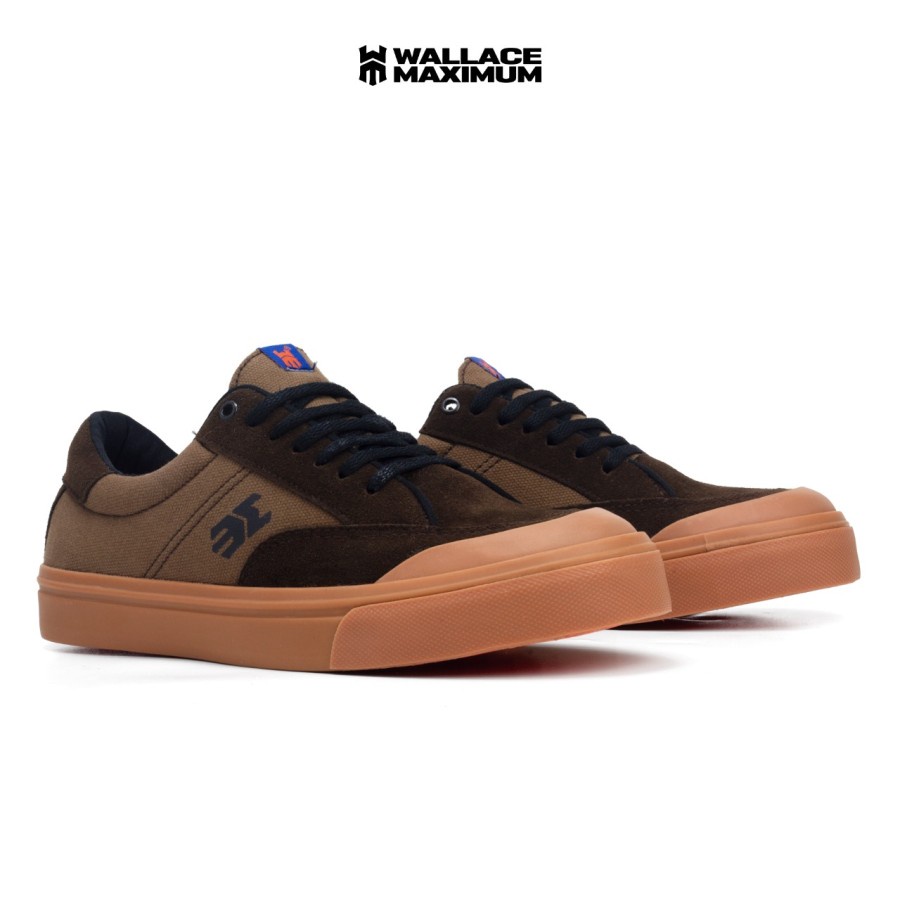 WaMa 39-43 Merco Brown Sepatu Casual Sneakers Pria Original Product Wallace Maximum