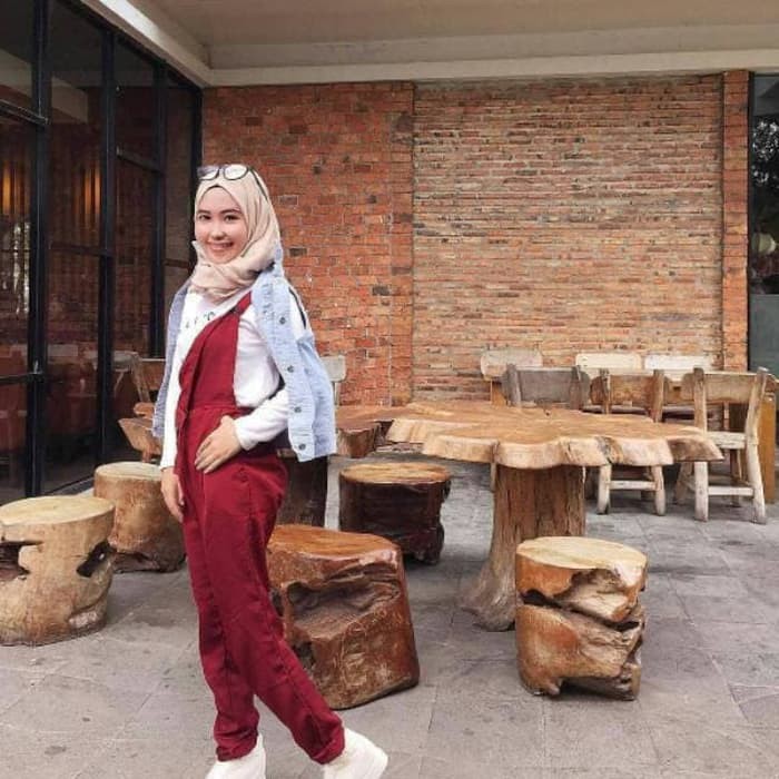 CELANA KODOK WANITA / BAJU KEKINIAN AKAZA JUMSUIT /JAMPSUIT HIJAB