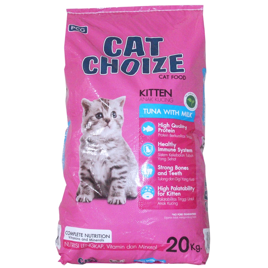 [GOSEND] Makanan Anak Kucing Kitten Cat Food Cat Choize Kitten 20 KG