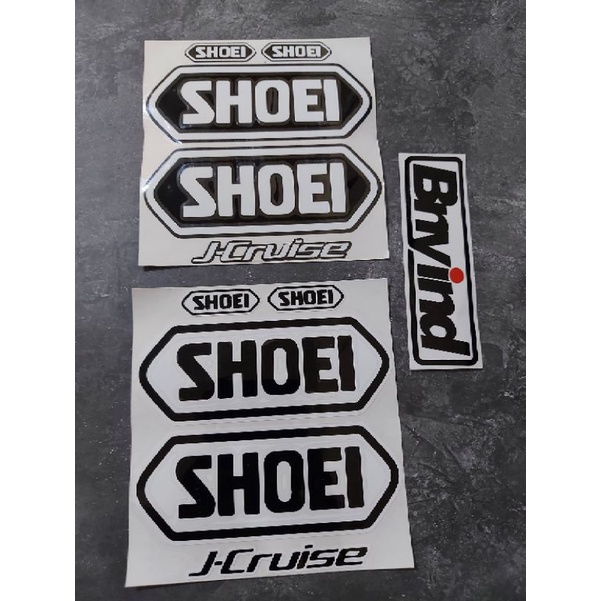 STICKER HELM SHOEI J CRUICE 1 SET CUTTING