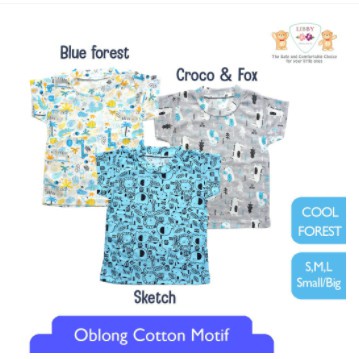 Baju Bayi Oblong Baju PendTangan ek SML Libby Velvet Junior Animal / Triangle Kaos Velvet