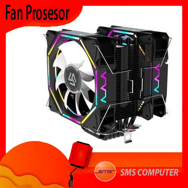 Heatsink Dual Fan Prosesor Alseye EL120D RGB