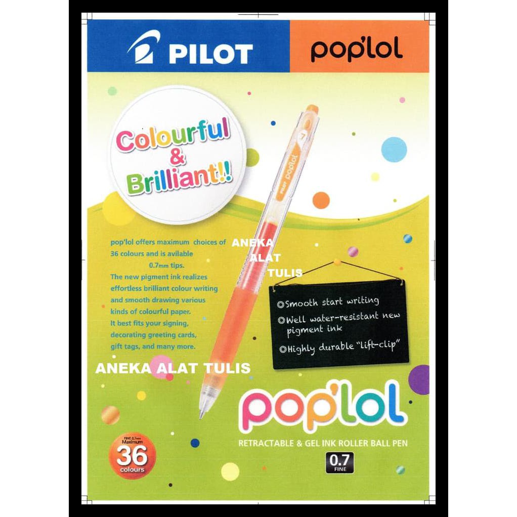 

Diskon Pilot Pen Pop'Lol / Pulpen Gel Pilot Barang Bagus