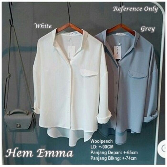 Pakaian Wanita Keme H-M-flanel-pink-kemeja-wanita-women-Hnm-H-m-pink-basic-shirt-longsleeve-ke T8O5