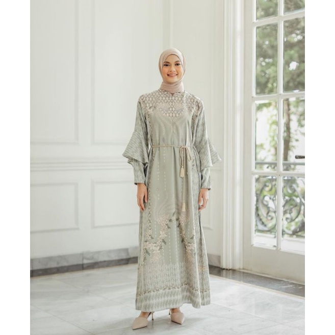 Gaudy Dress Sage by Geulis xl