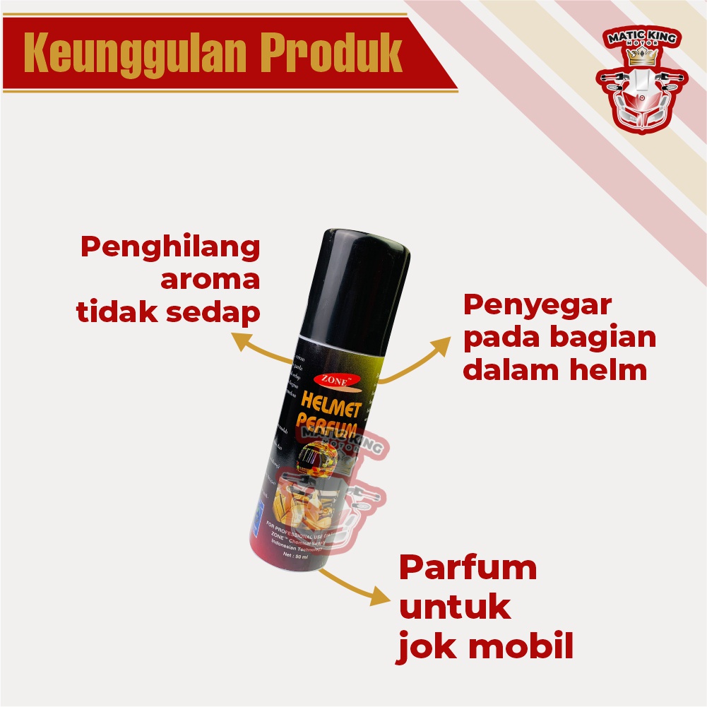 Parfum Parfume Helm Helmet Pewangi Pengharum Helm Zone 50 ml