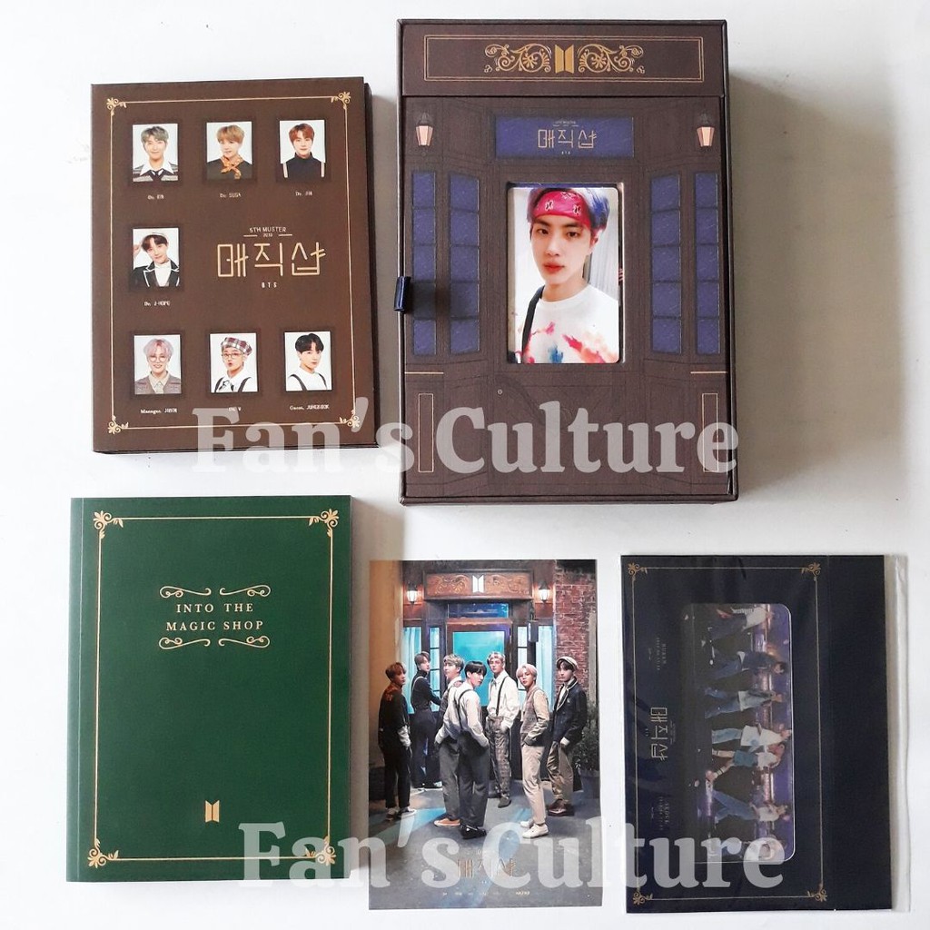 [SHARING] BTS 5th Muster - MAGIC SHOP DVD OUTBOX/DISCS/PHOTOBOOK/POP-UP BOX/INVITATION CARD
