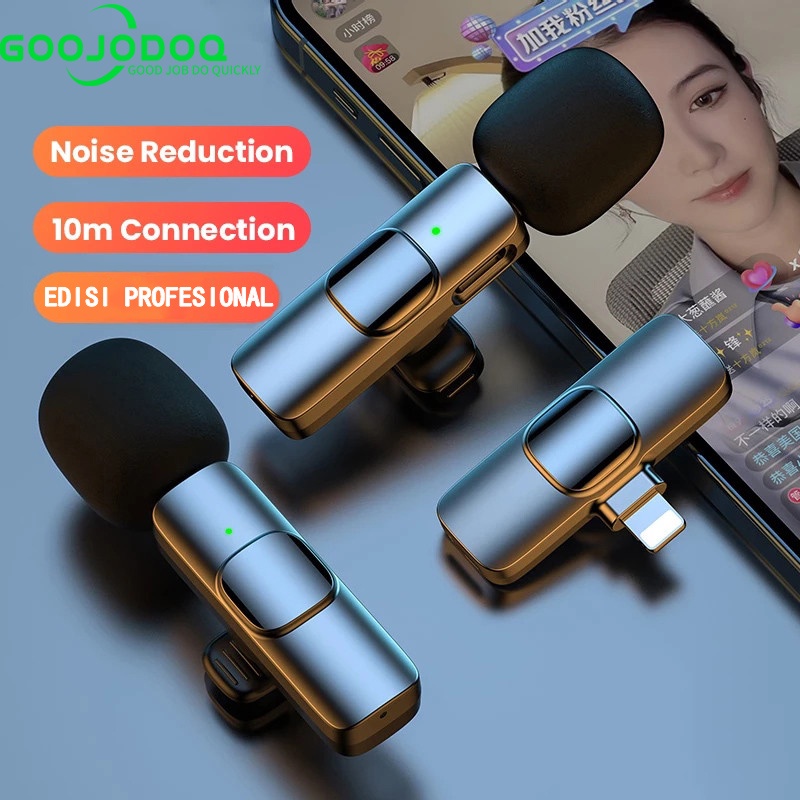 GOOJODOQ Edisi Professional Microphone 2nd Gen wireless Microphone PC Laptop Zoom Webinar Podcast Teleconference Meeting