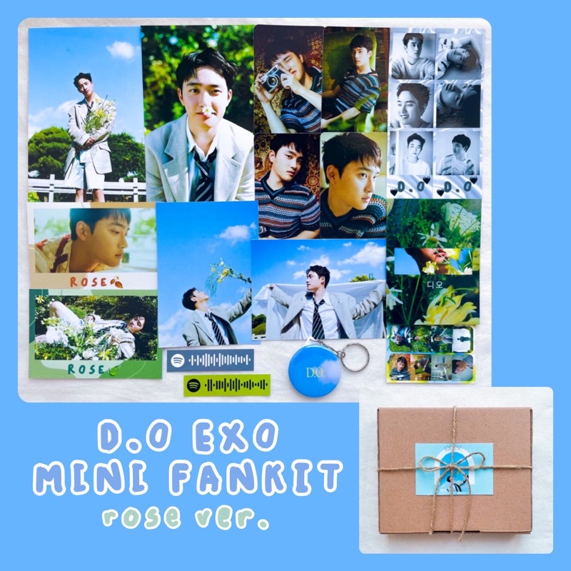 [PO 2-5 HARI] D.O EXO MINI FANKIT ( rose ver )