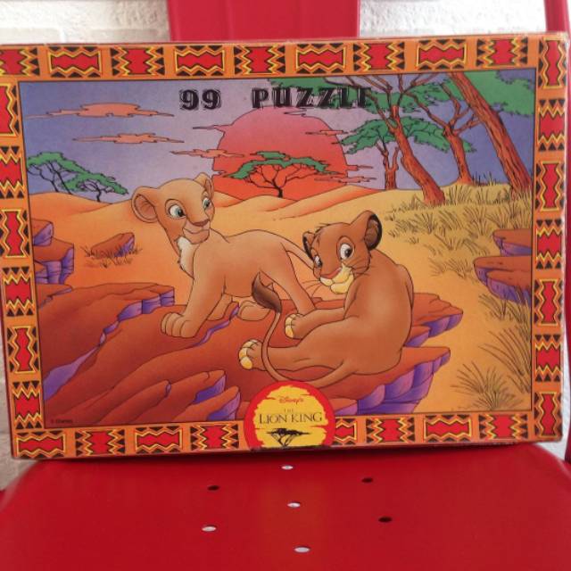 Puzzle lion king original disney