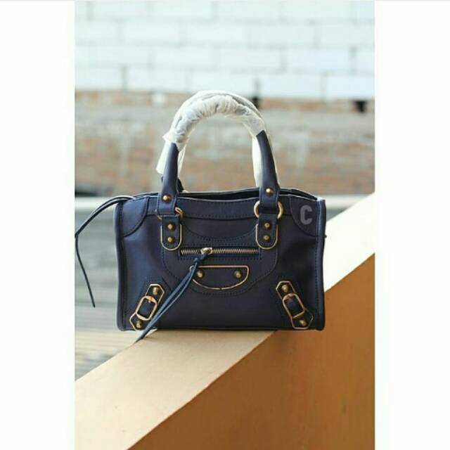 balenciaga mini navy