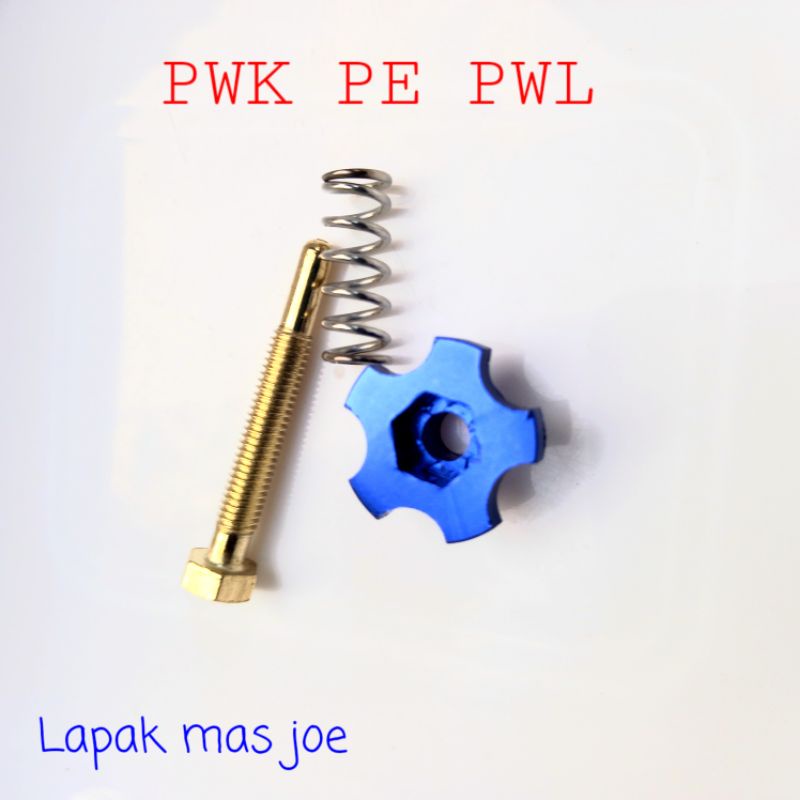 Setelan Gas Stelan Karburator PWK Karbu PE NSR PWL Ninja R Alloy Anodize-1