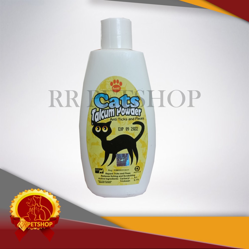Bedak Kucing Cat Powder Anti Tick And Fleas /Bedak Anti Kutu Dan Jamur