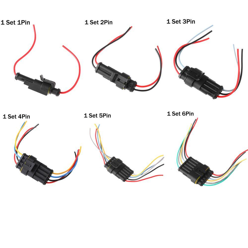 Terminal Konektor Listrik Anti Air Mobil SUYO Male and Female 1/2,3,4,5/6P Seal Kits