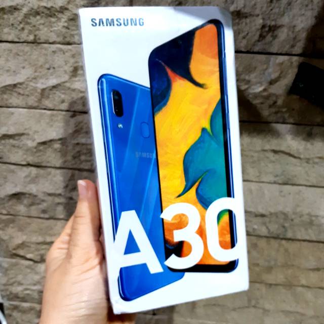 Samsung Galaxy A30 Blue 4/64gb Segel Baru Garansi resmi Sein A 30 original new BNIB