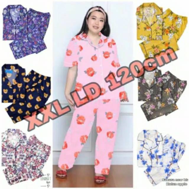 PIYAMA BAJU TIDUR CP XXL KATUN EROPA LD 120