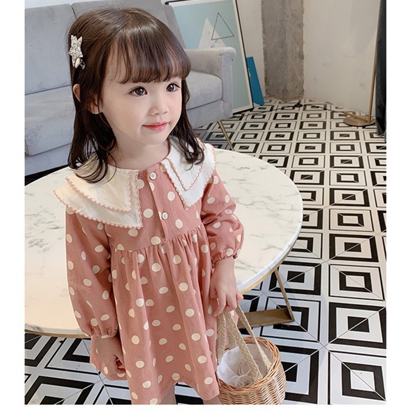 CG DR73- Dress Anak Perempuan Import NEW POLKADOT