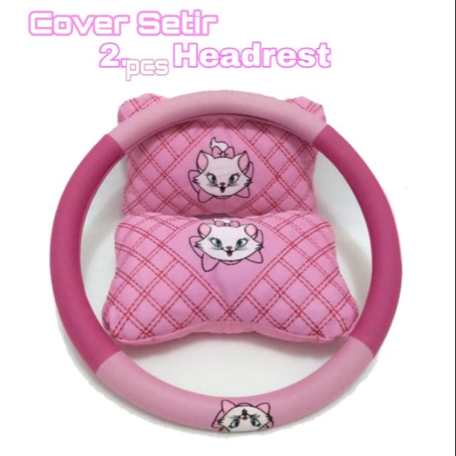 Cover Setir + 2 Bantal Jok Mobil