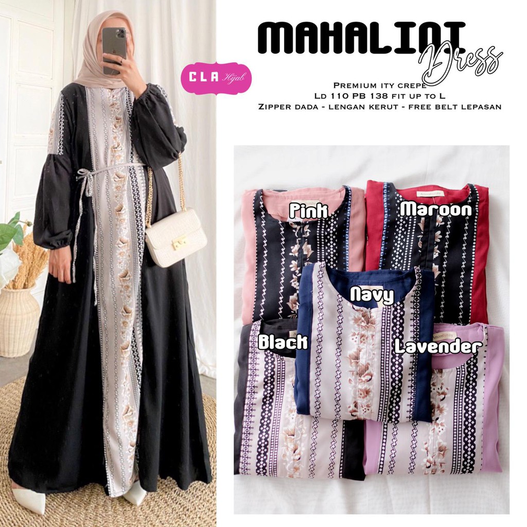 DRESS MAHALINI BY CLA HIJAB PREMIUM ORI