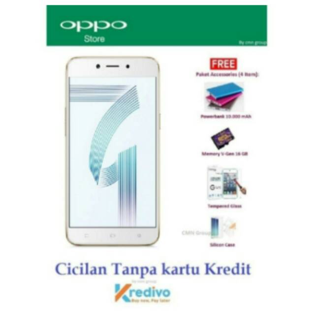 Oppo A71 - BISA CICILAN TANPA KARTU KREDIT + BONUS 4 ITEM