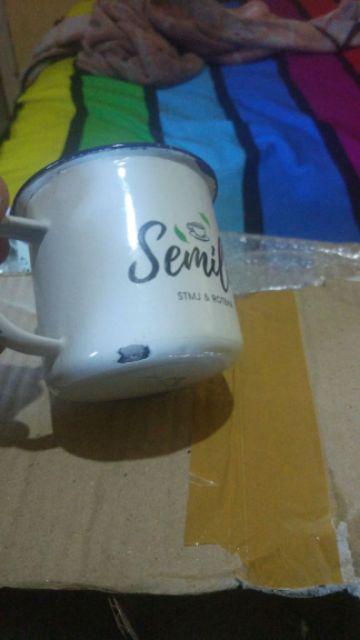 Souvenir Gelas Enamel (7cm)