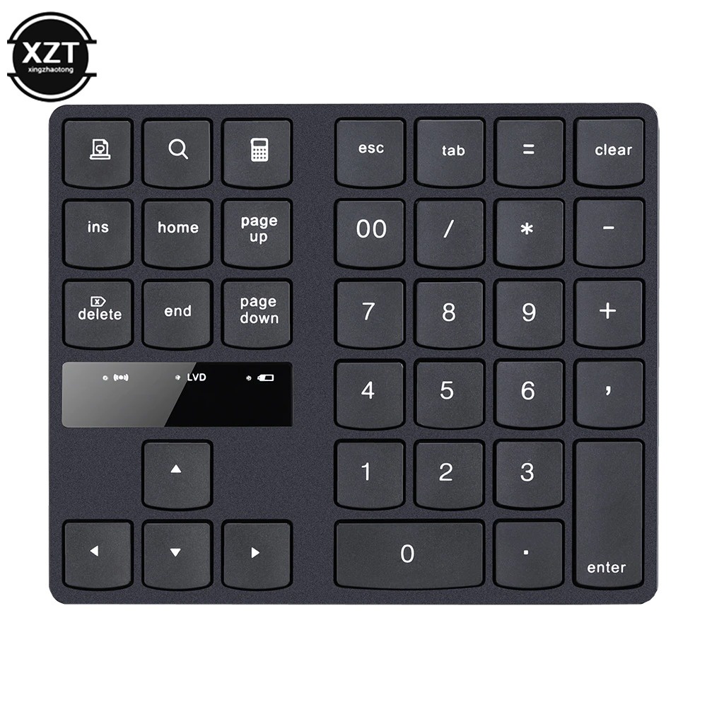 35 Buttons Keyboard Angka Numeric Numpad Wireless Keypad Numbering Multimedia 2.4ghz 35 Buttons