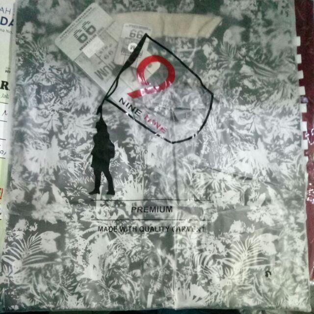 Brotherholic Baju Cowok Batik Songket Lengan Pendek Slimfit / Kemeja Batik Pria Pendek Hitam Slim