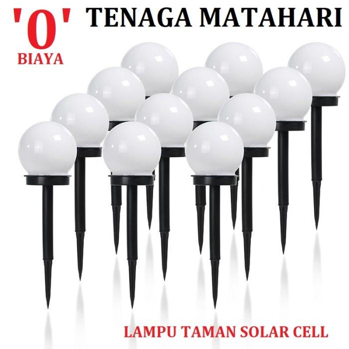 Lampu | Lampu Taman Solar Cell Bola / Taman Tenaga Surya/ Lampu Led Solar Cell