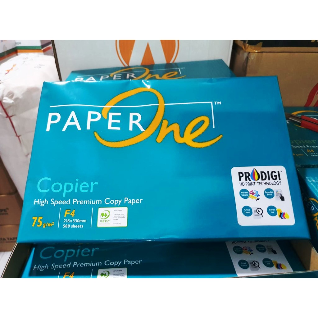 

Kertas Paper One HVS F4 75 Gsm Kertas HVS F4
