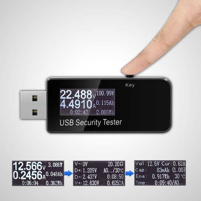 USB Safety Tester Atau Alat tes tegangan