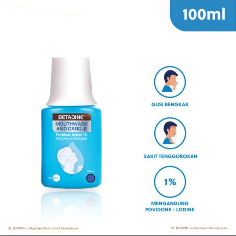 Betadine Kumur / Betadine Gargle 100ml