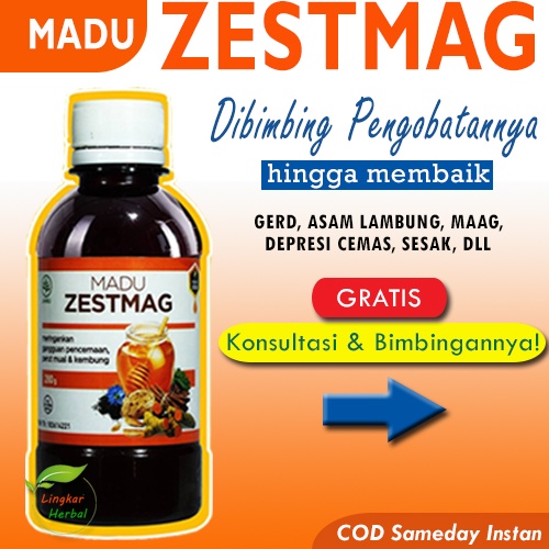 Madu Zestmag Zetmag Zetsmag Original Asli Herbal Asam Lambung Maag Gerd Anxiety Zestmaag Zetmagh Zesmag Zetmaag