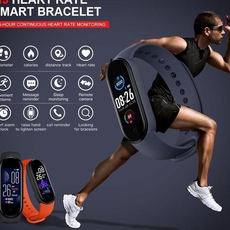 [KODE PRODUK BAQNY7144] Smartwatch Jam Tangan Pintar M3 M4 M5 M6 Look Like Xiaomi Smartband Smart Ba