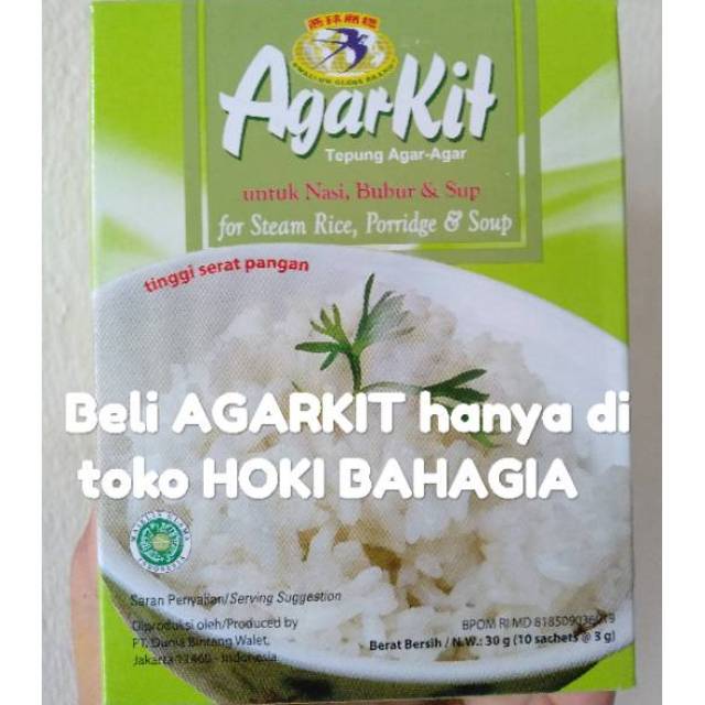 Agarkit Agar Kit Agar Agar Untuk Nasi Berserat Sepulen Restoran Jepang Shopee Indonesia