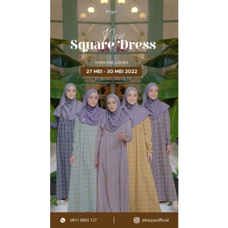 Gamis kece Square dress by kaiyya